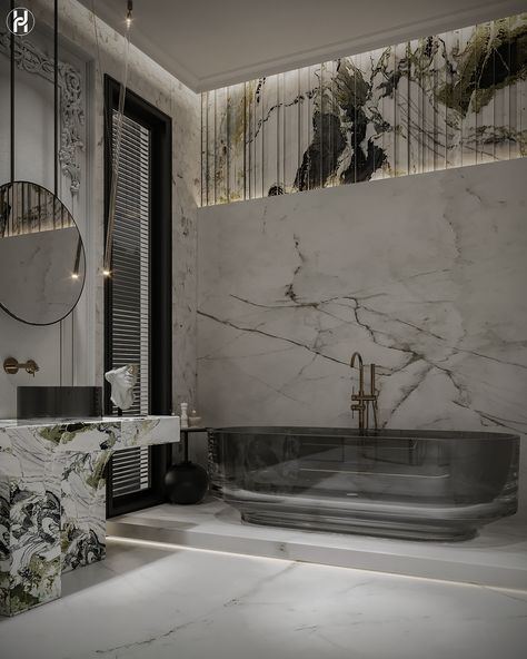 L U X U R Y :: Behance Elegant Bathroom Design Luxury Bath, Dream Bathroom Luxury, Toilet Design Modern, Elegant Bathroom Design, Top Bathroom Design, Modern Luxury Bathroom, Luxury Bathtub, Modern Bathroom Interior, Bathroom Decor Luxury