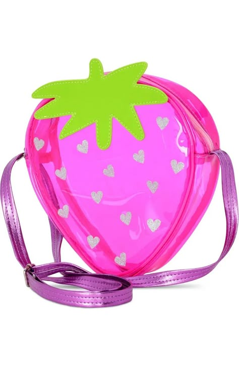 Iscream Kids' Strawberry Crossbody Bag | Nordstrom Strawberry Stuff, Tablet Pillow, Christmas Donuts, Bear Halloween, Sour Patch Kids, Pink Strawberry, Rollerball Perfume, Sticker Patches, Decorative Blankets