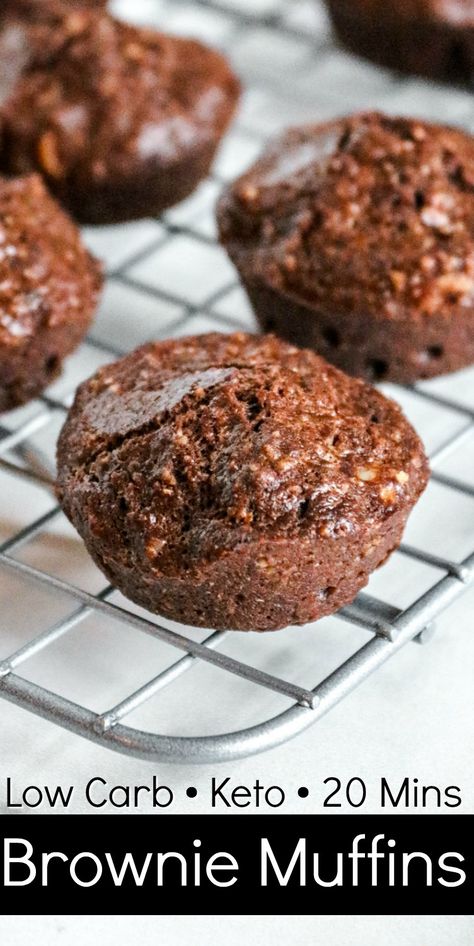 Keto Chocolate Muffins Almond Flour, Keto Muffins Easy, Keto Cupcake Recipes, Keto Chocolate Muffins, Sugar Free Muffins, Keto Muffin Recipe, Craving Chocolate, Keto Muffins, Keto Chaffles