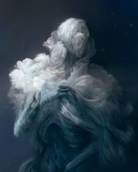 다크 판타지, Fantasy Concept Art, Ethereal Art, Surreal Art, White Hair, Pretty Art, Dark Art, Aesthetic Art, Van Gogh