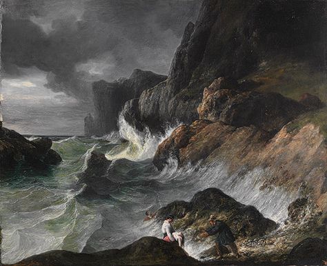 Horace Vernet: Stormy Coast Scene after a Shipwreck (2003.42.56) | Heilbrunn Timeline of Art History | The Metropolitan Museum of Art Romantic Period Art, Romanticism Era, Peter Graham, Romanticism Art, Romantic Period, Romantic Era, Industrial Revolution, Romantic Art, Shipwreck