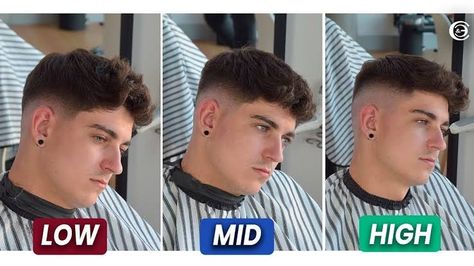 Low Mid Fade, Low Fade Haircut Men's, Mid Taper, Mid Haircuts, Very Short Hair Men, Types Of Fade Haircut, Mid Fade Haircut, Men Fade Haircut Short, High Fade Haircut