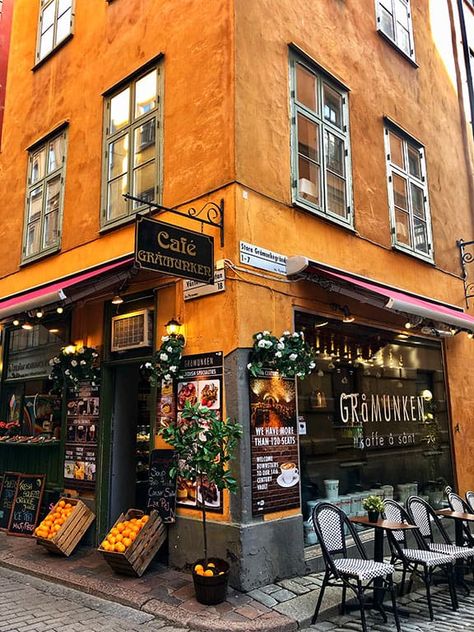 Stockholm Cafe Coffee Shop, Stockholm Coffee Shop, Swedish Coffee Shop, Day Trips From Stockholm, Fika Aesthetic, Stockholm Sweden Aesthetic, Swedish Cafe, Fika Sweden, Linkoping Sweden