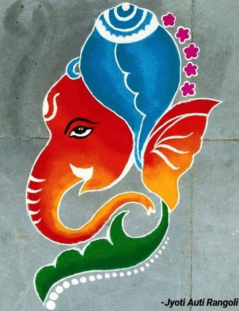 10+ Lord Ganesha rangoli designs • K4 Craft Ganpati Rangoli Designs Latest Unique, Rangoli Designs Latest Unique Easy, Rangoli Designs Latest Unique For Diwali Easy, Unique Rangoli Designs Beautiful Diwali, Ganpati Rangoli Designs Latest, Diwali Rangoli Designs Unique 2024, Unique Rangoli Designs Diwali Latest, Rangoli Designs Latest Unique For Diwali, Unique Rangoli Designs Beautiful