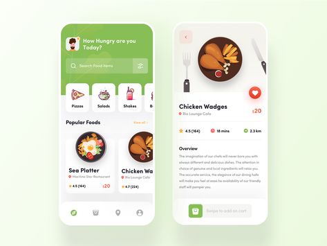 Food App Design, Flat Web Design, Food Delivery App, Simple App, App Interface, Mobile App Ui, Ui Design Inspiration, Responsive Web, Web Layout Design