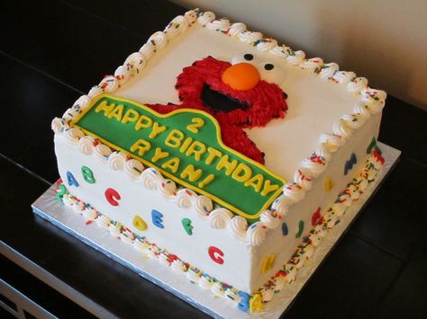 Elmo Cakes, Elmo Birthday Party Boy, Sesame Street Birthday Cakes, Elmo Birthday Cake, Sesame Street Cake, Elmo Cake, 2nd Birthday Cake, Elmo Birthday Party, Sesame Street Elmo