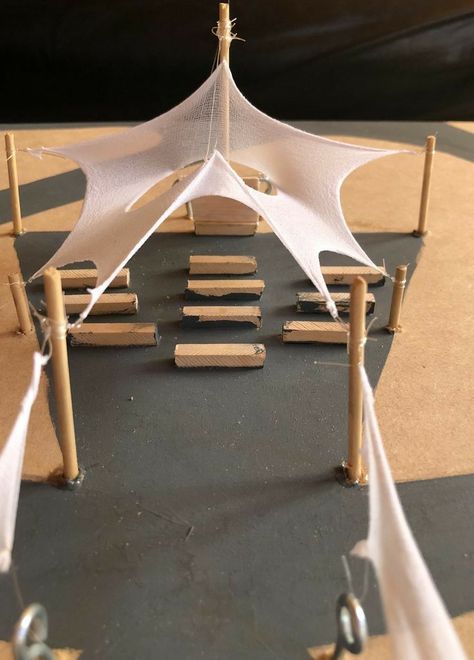 Tensile Structure Model, Structural Model, Conceptual Model Architecture, Membrane Structure, Abstract Expressionist Art, Tensile Structures, Concept Models Architecture, Interactive Walls, Parametric Architecture