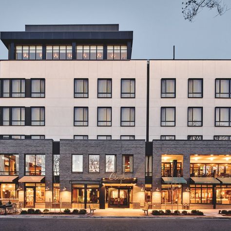 Cherry Creek Denver, Bedroom Ocean View, Small Apartment Building, Multifamily Housing, Hotel Exterior, Facade Architecture Design, Mexico Hotels, Brick Architecture, Apartment Architecture