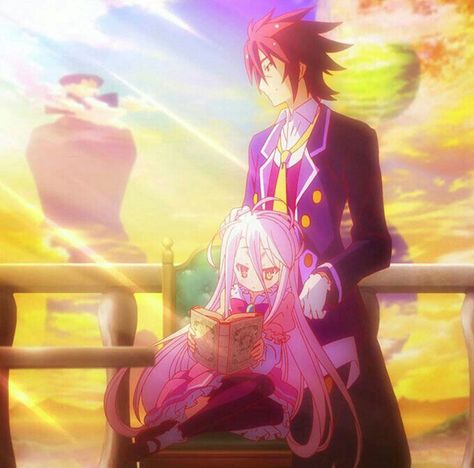 Sora, Shiro; No Game No Life Nogame No Life, Manga Couples, Anime Fairy, No Game No Life, Awesome Anime, Art Club, One Punch Man, Kingdom Hearts, All Anime