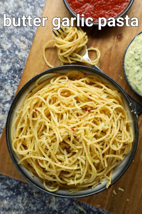 Butter Garlic Noodles, Gulab Jaman, Pku Recipes, Garlic Butter Noodles, Garlic Noodles Recipe, Garlic Butter Pasta, Butter Noodles, Garlic Spaghetti, Resep Pasta