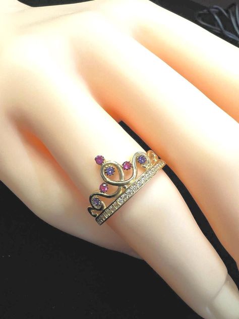 Rose gold crown