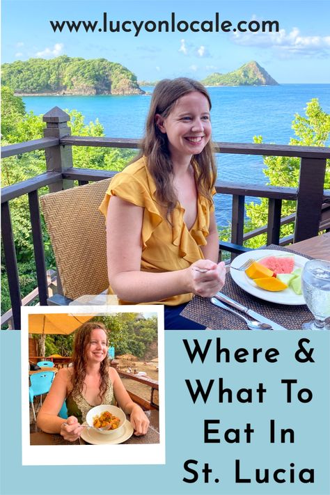 I’ve got the best dishes, restaurants, and foodie experiences for your trip to St. Lucia! #travel #travelblog #blog #blogger #travelblogger #destination #trip #food #foodie #foodexperiences #foodexcursions #restaurants #eatout #dining #foods #localfoods #localrestaurants #stlucia #saintlucia #caribbean #island #tropicalgetaways St Lucia Vacation, St Lucia Travel, St Lucia Caribbean, Cruise Kids, Women Traveling, Outdoor Exploration, Honeymoon Resorts, Travel Ads, Instagram Guide