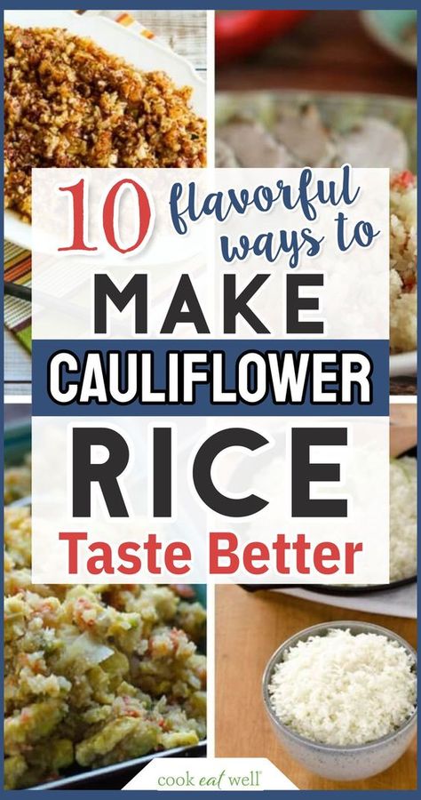 How To Make Frozen Cauliflower Rice Taste GOOD Recipes Using Riced Cauliflower, Riced Califlower Recipes, Cauli Rice Recipe, Making Cauliflower Rice, Ways To Cook Cauliflower, Make Cauliflower Rice, Cauliflower Rice Casserole, Cauliflower Rice Easy, Cauliflower Side Dish