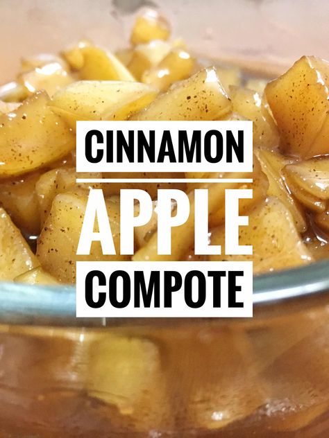 Cinnamon Apple Topping, Apple Puree Recipe Desserts, Apple Puree, Apple Topping, Caramel Apple Compote, Fruit Compote Recipe, Apple Compote, Easy Fruit Compote, Apple Compote For Pancakes