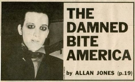 The Damned, David Vanian, The Damned Band, Punk Posters, Dave Vanian, 70s Punk, Punk Poster, Big Crush, Like A Girl