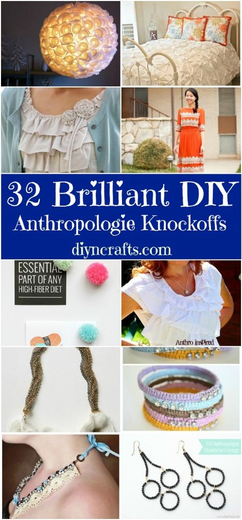 32 Brilliant DIY Anthropologie Knockoffs – Page 8 of 32 – DIY & Crafts Anthropologie Hacks, Anthropologie Diy, Diy Anthropologie, Crafty Craft, Crafty Diy, Craft Time, Diy Projects To Try, Anthropology, Crafts To Do