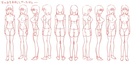 Sketches - Album on Imgur Character Turnaround, Human Body Drawing, Character Reference Sheet, Manga Tutorial, Character Model Sheet, Anatomy Sketches, Body Reference Drawing, Character Model, 캐릭터 드로잉