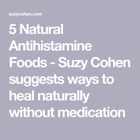 Antihistamine Foods, Nose Problems, Hearts Of Palm Salad, Natural Antihistamine, Ginger Chews, Ways To Heal, Mast Cell Activation Syndrome, Swollen Eyes, Allergic Rhinitis