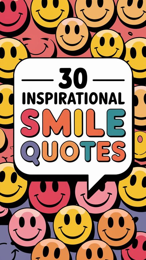 30 Inspirational Smile Quotes Change Your Mood, Inspirational Smile Quotes, Spark Joy, Quotes For Life, Powerful Words, Motivate Yourself, Positive Affirmations, Positive Vibes, Life Lessons