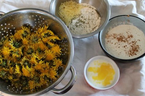 This simple and delicious fried dandelion flower fritter recipe makes a tasty snack out of a backyard nuisance, packed with iron, plus vitamin A and C. You'll appreciate dandelions in a whole new way! Italian Cucumber Salad, Cucumber Relish Recipes, Flowers For Bees, Cucumber Relish, Chicken Tips, Zesty Salad, Gluten Free Milk, Paleo Side Dishes, Baked Wings