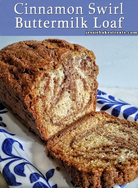 Cinnamon Buttermilk Loaf, Bread Recipes With Buttermilk, Cinnamon Quick Bread Recipes, Buttermilk Recipes Baking, What To Make With Buttermilk, Recipe Using Buttermilk, Cinnamon Raisin Loaf, Cinnamon Loaf Recipe, Buttermilk Loaf