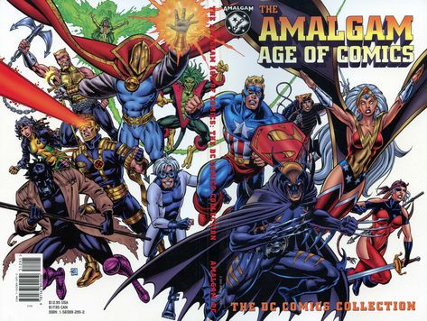 Marvel 90s, Amalgam Comics, Justice League Art, Dc And Marvel, The Loser, Dc Comics Collection, Dave Gibbons, Sequential Art, Marvel Artwork