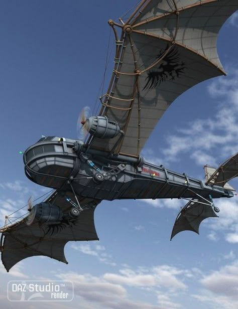 Steam Aircraft Dragon Steampunk Ship, Airship Art, Steampunk Vehicle, Spread Your Wings And Fly, Concept Vehicles Sci Fi, Steampunk Airship, Steampunk Artwork, Steampunk Aesthetic, Daz 3d