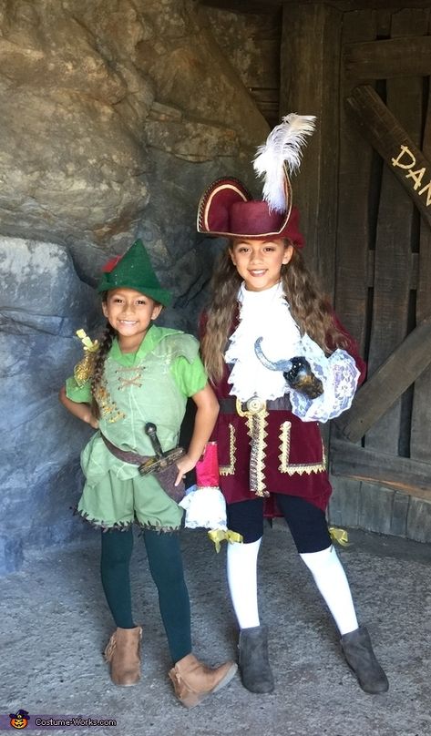 Women’s Peter Pan Costume, Peter Pan Costumes Diy, Peter Pan And Hook Costume, Peter Pan Dress Up, Captain Hook And Peter Pan Costume, Captain Hook Girl Costume, Peter Pan And Captain Hook Costumes, Peter Pan Costume For Women, Peter Pan Girl Costume