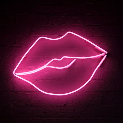 Bedroom List, Badass Wallpaper, Best Room Ideas, Pink Baddie, Baddie Wallpaper, Neon Lips, Aesthetic Baddie, Best Room, Tout Rose