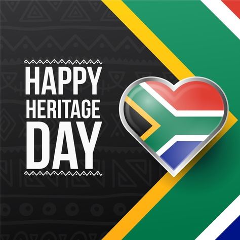 Realistic heritage day south africa Free... | Free Vector #Freepik #freevector #flag #celebration #happy #holiday Happy Heritage Day Quotes, Heritage Day South Africa Posters, Heritage Day Poster, Happy Heritage Day South Africa, Youth Day South Africa, Happy Heritage Day, Heritage Day South Africa, South Africa Flag, Heritage Day