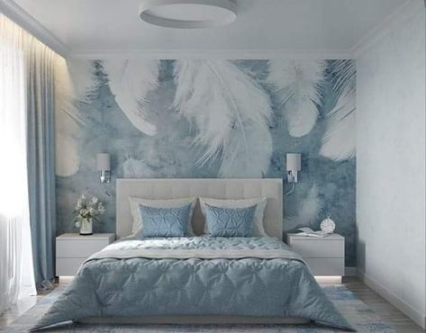 Wallpaper Decor Bedroom, Bedroom Designs For Couples, Bedrooms For Couples, Luxury Bedrooms, Unique Bedroom Design, Simple Bedroom Design, Classy Bedroom, Modern Luxury Bedroom, Bedroom Wall Designs