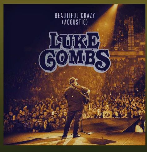 Perfect song for me Luke Combs Album Cover, Hot Country Songs, Beautiful Crazy, Luke Combs, Country Music Quotes, Western Aesthetic, Music Album Covers, Sony Music Entertainment, Country Songs