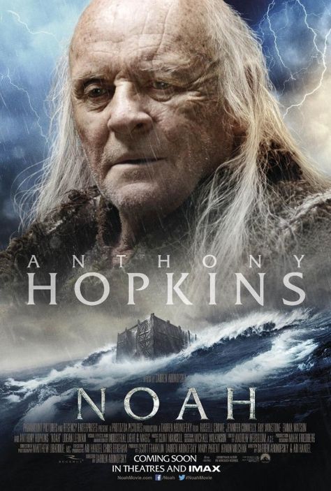 Noah Anthony Hopkins Movies, Noah Movie, Sir Anthony Hopkins, Darren Aronofsky, Fritz Lang, Historical Movies, Movie Studios, Russell Crowe, Christian Movies