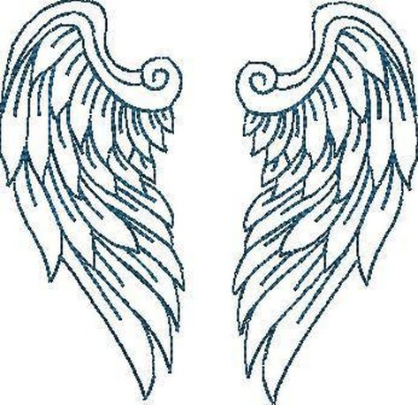 http://ow.ly/ra3H50vuGnT  #Angle_wings_embroidery #Applique_embroidery_freebie #Free_embroidery_freebie Falcon Embroidery, Wings Embroidery, D N Angel, Puff Embroidery, Free Machine Embroidery Designs Patterns, Creeper Minecraft, Cap Logo, Butterfly Template, Enjoy The Day