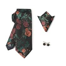 Mens Floral Tie, Flower Tie, Tie Men's, Tie Front Cardigan, Men's Tie, Tie Set, Mens Neck Ties, Smooth Texture, Retro Dress