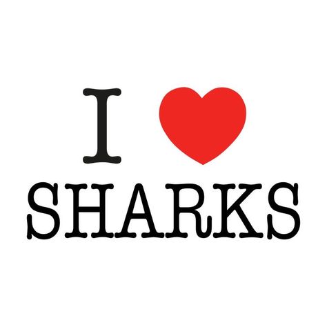 Sharks, Vinyl Sticker, Funny Pictures, I Love, Vinyl, The World, Funny, Red, White