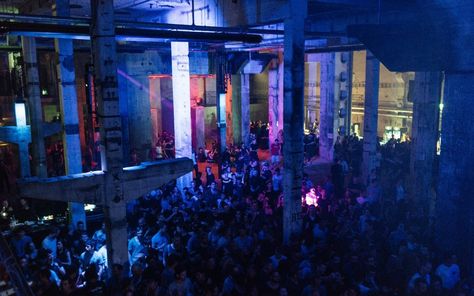 Berlin has some of the best nightlife in the world, but where to begin? We've teamed up with Resident Advisor to bring you some of the best clubs in Berlin. Berlin Berghain, Berlin Nightlife, Berlin Club, Berlin Techno, Resident Advisor, Resident Adviser, Techno Party, Nightclub Design, Indoor Event