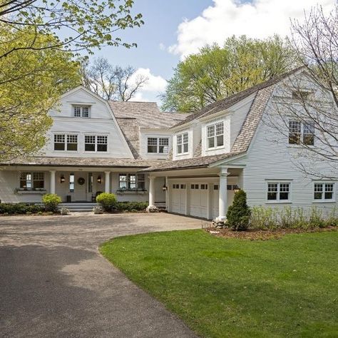 Portfolio — Landschute Gambrel House, Dutch Colonial Homes, Gambrel Barn, Gambrel Style, Lake Houses Exterior, Lake Minnetonka, Colonial Farmhouse, Gambrel Roof, Dutch Colonial