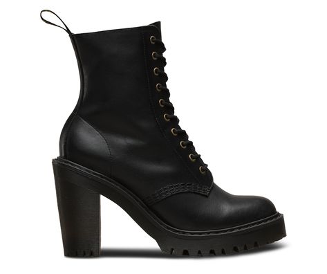 KENDRA | Back in stock | Dr. Martens Official Site Dr Martens Heels, Black Wishlist, Red Doc Martens, Dr Martens Store, Doc Martens Style, Black Leather Combat Boots, Doc Martens Outfit, Doc Martens Boots, Black Dr Martens