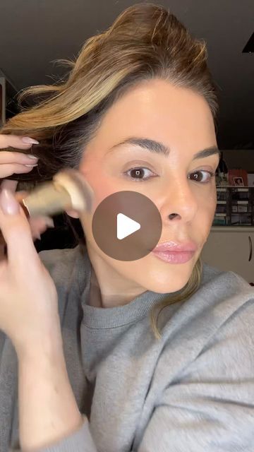 Erica Taylor on Instagram: "Blush placement #blush #highlight #blushplacement #cheeklift #over40 #updatedmakeup #blusher #contour #contouring #makeupover40 #matureskinmakeup #makeuphacks  Products used @rarebeauty enlighten highlight , encourage blush and power boost bronze stick" Sunkissed Blush Placement, Blusher Placement, Blush Placement, Erica Taylor, Cheek Lift, Blusher Makeup, Makeup Over 40, Makeup Hacks Tutorials, Natural Blush