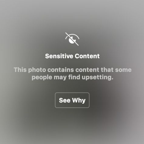 Sensitive Content