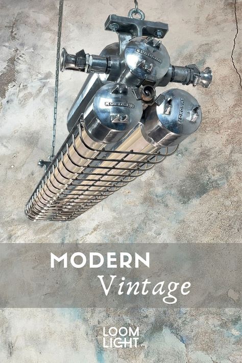 Industrial Design Lighting, Country Farmhouse Exterior, Tube Lighting, Industrial Led Lighting, Eclectic Industrial, Modern Industrial Furniture, Industrial Lighting Design, Vintage Industrial Lighting, Vintage Industrial Design