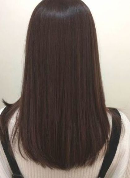 Trendy hair cuts korean beautiful Ideas hair U Cut Hairstyle, V Shaped Haircut, Long Hairstyle Ideas, U Shaped Hair, Straight Hair Cuts, Hair Inspiration Long, Remy Human Hair Wigs, Trendy Hairstyle, Long Hairstyle