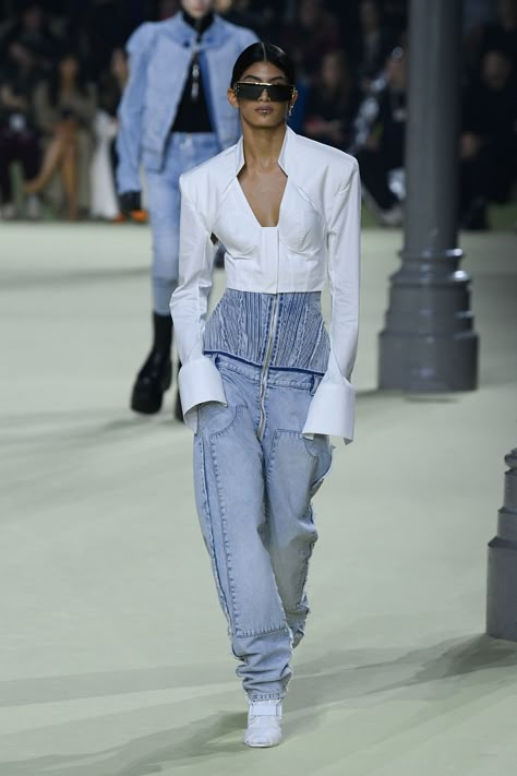 All Jeans, Woman Suit Fashion, Denim Trends, Denim Details, Fall 2022, Winter 2023, Fashion Runway, Stage Outfits, Runway Looks