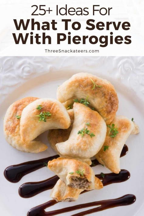 Perogies are a classic comfort food. With a traditional Polish origin, this dish offers endless possibilities in terms of serving options. Whether you crave a scrumptious snack, a mouthwatering side dish, or a meal for a special occasion, this list of 25 ideas of what to serve with perogies will help you find the perfect match. There are plenty of recipes for both savory and sweet pierogies that will leave your taste buds craving for more. Perogie Side Dishes, Anniversary Dessert, Perogies Recipe, Best Sides, Pierogi Recipe, Sweet Dumplings, Meal Inspiration, One Pot Dishes, Easy Snack Recipes