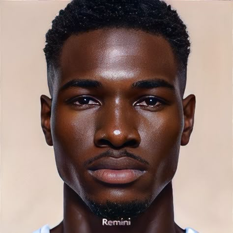 African American Portraits Photography, Face Reference Black, Rendering Dark Skin, Male Face Drawing, Men's Portrait Photography, Black Male Models, Face Profile, Diamond Face Shape, Black Person