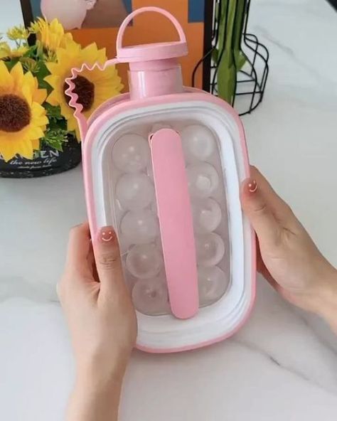 Buy Smart Gadgets on Instagram: "This product is awesome 😍😍" Creative Ice Cubes, Ice Maker Accessories, Pop Cubes, Round Ice Cubes, Ice Ball Maker, Round Ice, Portable Ice Maker, Ice Ball, Amazon Kitchen Gadgets