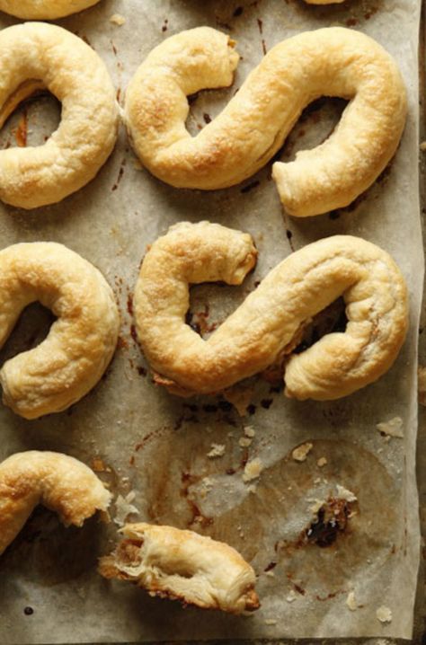 The recipe for these flaky, almond-filled pastries is based on one from Jaarsma's Bakery in Pella, Iowa. See the recipe » Dutch Letters, Filled Pastries, Pella Iowa, Dutch Recipes, Quick Bread, Sweets Treats, Just Desserts, The Oven, The Recipe