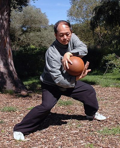 Master Yang with Taiji Ball Qigong - Theory of Physical Conditioning Lower Dantian, Tai Chi For Beginners, Chi Gong, Tai Chi Exercise, Tai Chi Qigong, Chi Kung, Tai Chi Chuan, Martial Arts Techniques, Chinese Martial Arts