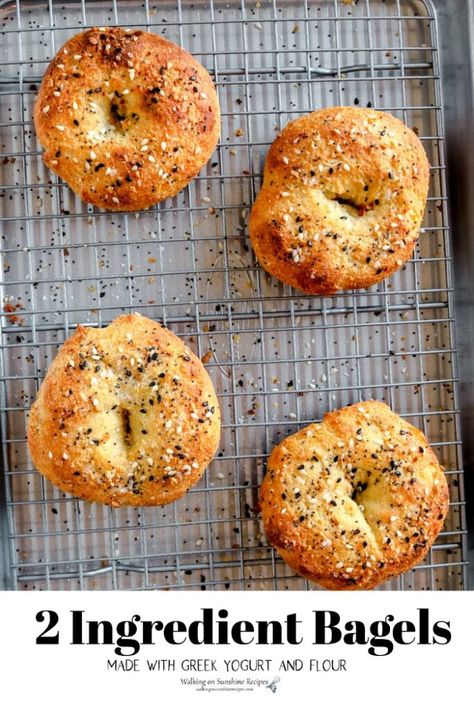 Cottage Cheese Bagels, Easy Homemade Bagels, Weight Watchers Meatloaf, 2 Ingredient Bagels, Bagel Recipe Easy, Bagels Recipe, Cheese Bagels, Weight Watchers Snacks, Weight Watchers Smart Points